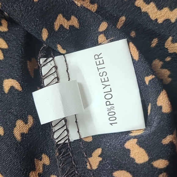 Shein Cropped Tie Front Peplum Blouse - Picture 10 of 13